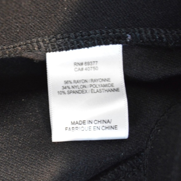 WynneLayers Essential Crepe Knit Crop Pant 821-353, Black - Size 2XP LIKE NEW! - Picture 5 of 8